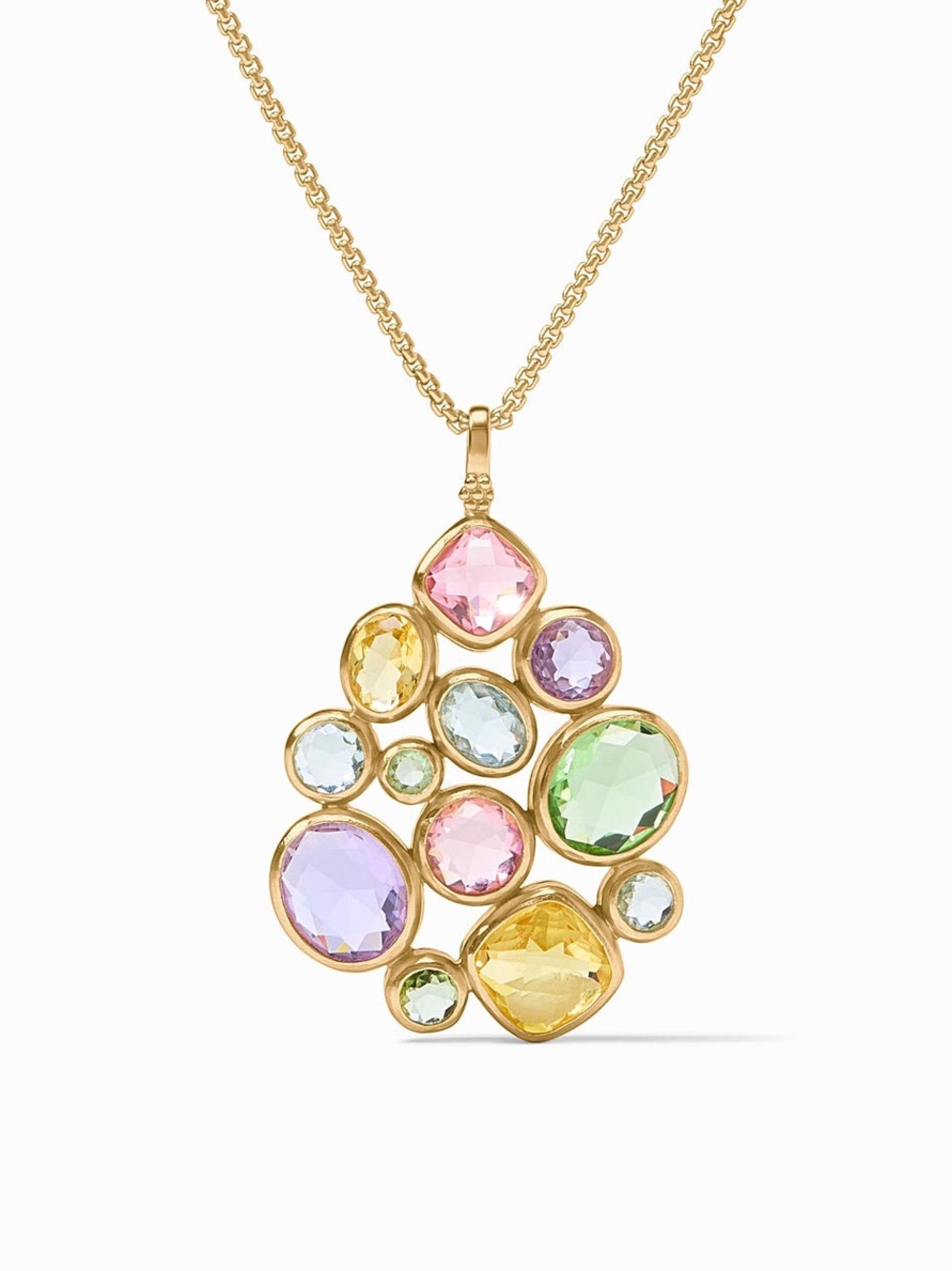 NWOT Julie Vos Kaleidoscopes Statement Pendant Necklace